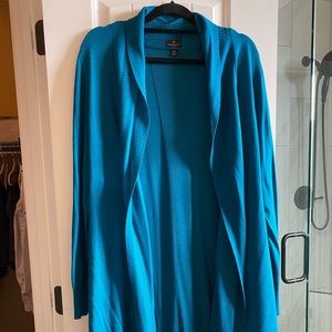 Worthington Teal Duster Sweater